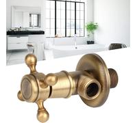 Bathroom Brass Triangle Valve 1/2G Toilet Material Vintage Golden Angle Valve European Material Universal Antique Angle Valve