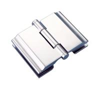 Bathroom Bright Glass Hinge Shower Room Outside Door Without Angle Double 180 Degree Cabinet 1Pcs