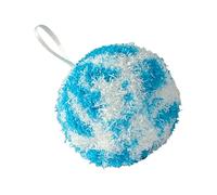 Bathroom Cleaning Ball - Multi Scrubber for Tiles | Durable Mesh with Gentle Abrasive Texture, Soap Dispenser Compatible Cleaning Sphere for Bathtub Shower Countertops