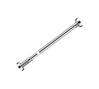 Bathroom Curtains - No Drill Stainless Steel Telescopic Shower Adjustable Heavy Duty Closet & Clothes Dryer Wardrobe Support Pole For Balcony, Bathroom & Home Use