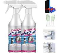 Bathroom Descaler Foam Cleaner, Bathroom Descaler Foam Spray, Stubborn Stains Cleaner (2)
