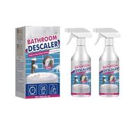 Bathroom Descaler Foam Cleaner, Powerful Stain & Limescale Remover, Fast-Acting Bathroom Descaler Foam Cleaner Spray for Toilet, Sink, Tile, Glass (2PCS)