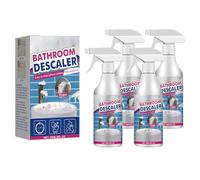 Bathroom Descaler Foam Cleaner, Powerful Stain & Limescale Remover, Fast-Acting Bathroom Descaler Foam Cleaner Spray for Toilet, Sink, Tile, Glass (4PCS)