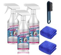 Bathroom Descaler Foam Cleaner Spray, 2025 New Bathroom Descaler Foam Spray，All Purpose Rinse Cleaning Foams for Bathrooms，For Bathtub, Toilet, Glass, Faucet (3PCS)