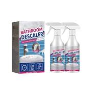Bathroom Descaler Foam Cleaner Spray, 2025 Upgraded All-Purpose Bathroom Cleaner for Tile, Bathtub, Toilet, Shower, Sink & Glass (2 pcs)