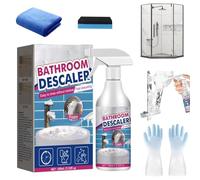 Bathroom Descaler Foam Cleaner Spray, Powerful Stubborn Stains Cleaner, Jue Fish Bathroom Descaler, All Purpose Cleaners for Bathtub, Toilet, Bath, Shower Sink (1, 1pc)