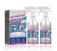 Bathroom Descaler Foam, Stubborn Stains Cleaner, 2024 New Multipurpose Bathroom Descaler Spray, Powerful Descaling Cleaner for Bathroom Bathtub Toilet Shower Sink (2, PCS)