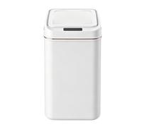 Bathroom Garbage Can With Lid | Contactless Smart Sensor Garbage Bin 27.6cm | Slim Square Restroom Trash Can With Lid | For Office Bedroom Living Room Home Hotel Apartment Kitchen Toilet