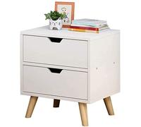 Bathroom Household Study Corridor Double Pumping Locker Bedroom Assembly Living Room 40X30X45cm Storage Box (Color : Oak) (White)