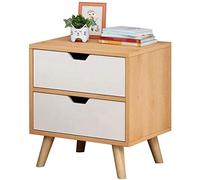 Bathroom Household Study Corridor Double Pumping Locker Bedroom Living Room 40X30X45cm Storage Box (Color : Oak) (Pine)