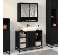 vidaXL Armoire de toilette avec miroir