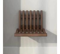 Bathroom Shower Seat Bench Ultra Thin Hidden Wall Hanging Folding Stools Porch End Chair Entryway Solid Wood Shoe Changing Stool