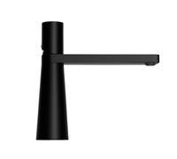 Bathroom Sink Faucet Single Hole Tall High Lavatory Vanity Basin Mixer Tap Commercial Modern Commercial Vessel Sink(Black high,G1/2)