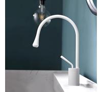 Bathroom, Toilet, Basin, Faucet, Raised Table, Hot and Cold, Faucet, White, Low