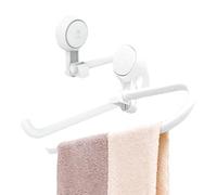 Bathroom Towel Rack Wall Mounted - Paper Rotating Bar, Under Counter Holder Organizer Convenient Accessory| No Drilling Design With Secure Mounting System For Home Use