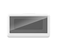 Bathroom Wall Phone Holder - Anti Fog Waterproof Case, Sturdy Adhesive Mount Stand, Moisture Preuve Touch Screen Box | Handy Mobile Organizer For Shower, Bathtub, Washroom, Sauna, Kitchen, Indoor Use