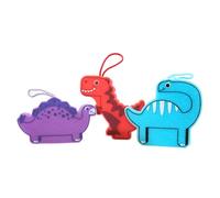 Bathtime Buddies Lot de 3 éponges Dinosaures Amusantes, Jouets de Bain pour Enfants de 3 Ans, Amusants et éducatifs, 3 Ans et Plus