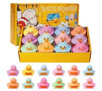 Bathtub Bath Balls - Quick Dissolving Skin Friendly Water Playing, Kids Batth Balls Duck Toys Set Fun Bath Young Child Preschoolers Home Travel Kindergarten Playtime