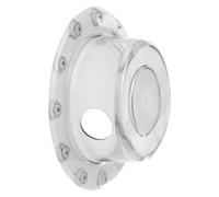 Bathtub Overflow Drain Cover - PVC 15,5 x 5 cm | Clear Suction Cup Bath Tub Cover | Overflow Drain Stopper For Deeper Bathing Bathroom Accessory The Perfect Choice For Any Family Bathtub.