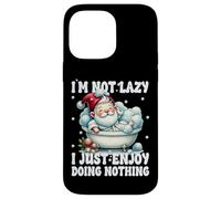 Bathtub Spa Gnome I`m Not Lazy I Just Enjoy Doing Nothing Coque pour iPhone 14 Pro Max