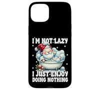 Bathtub Spa Gnome I`m Not Lazy I Just Enjoy Doing Nothing Coque pour iPhone 15 Plus