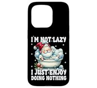 Bathtub Spa Gnome I`m Not Lazy I Just Enjoy Doing Nothing Coque pour iPhone 15 Pro