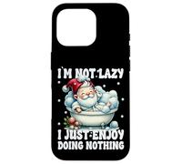 Bathtub Spa Gnome I`m Not Lazy I Just Enjoy Doing Nothing Coque pour iPhone 16 Pro