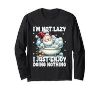 Bathtub Spa Gnome I`m Not Lazy I Just Enjoy Doing Nothing Manche Longue