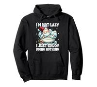 Bathtub Spa Gnome I`m Not Lazy I Just Enjoy Doing Nothing Sweat à Capuche