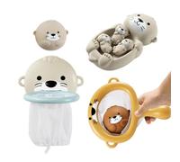 Bathtub Toys, Kids Bath Toys, Floating Water Animals, Colorful Educational Animal Toy Set, for Splash Time Fun, Pool, Beach Trips, Outdoor, Home, Living Room, Bed, Swimming