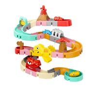Bathtub Water Slide Toy Set | Kids Suction Cup Bath Track Interactive Waterfall Ball Run ABS 43-47PCS Building Assembly Educational Bath Time Playset 3+ Years Old Adjustable DIY Bathroom Water Toy Cit