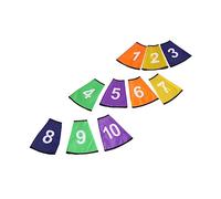 BATHVEVE 1 ensemble Couvre Numérotés Colorés pour Seaux de Signalisation de Protection pour Activités et Éducatives