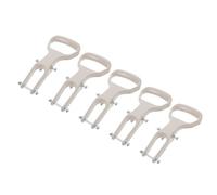 BATHVEVE 1 Ensemble Poignées de Remplacement pour Balai à Franges Poignée Plastique avec Anneau Extracteur et Système de Pressage Compatible Mops Éponge Couleur Beige Installation Facile