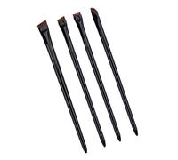 BATHVEVE 1 ensemble Set de Pinceaux pour Maquillage des Yeux Kit Incluant Pinceau Angulaire pour Eyeliner et Pinceau Plat pour Ombres à Paupières Outils Cosmétiques Pratiques et pour Usage