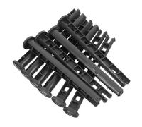 BATHVEVE 10 Pièces Accessoires de Charnière pour Couvercle de Poubelle à Roulettes Goupilles de Verrouillage Compatibles pour Réparation de Poubelles et Réutilisables pour Outdoor