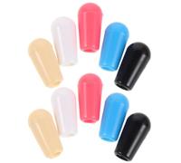 BATHVEVE 10 Pièces Electric Guitar Toggle Switch Caps Plastic Selector Knob Replacement With Textured Grip For Pickup Switch Maintenance And Upgrade Couleur Aléatoire