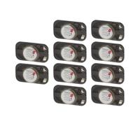 BATHVEVE 10 Pièces Haut-Parleur en Plastique et Alliage Ultrafin Rectangulaire 4 Ohm 2w, Profil Compact Plug and Play pour Ordinateur Portable pour Bureaux Mobiles