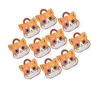 BATHVEVE 10 Pièces Papier Forme de Chat Boîte à Goodies pour Événements