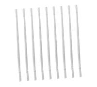 BATHVEVE 100 pièces Fil de Fer Blanc Gauge Tiges de Fleurs Papier pour Artisanat DIY Décoration Fausse Tige Fleur Piquets Roses Flexible pour Bouquet et Décor Maison