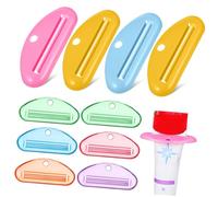 BATHVEVE 10Pièces Dentifrice à Tube Accessoire pour Salle de Bain Personnels Économiseur de Compact Durable