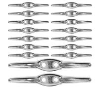 BATHVEVE 16 Pièces Crochet de Fixation Métal Accessoire pour Maintien des Cordons de Rideaux Installation Facile à Domicile pour Stores Vénitiens et Stores Verticaux