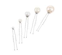 BATHVEVE 16 pièces Épingles à Cheveux Perles U Forme Accessoires de Mariage Épingles Élégantes et Pratiques pour Chignons et