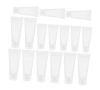 BATHVEVE 16pièces Tubes De Voyage pour Lotion Flacons De Crème Squeeze Rechargeables pour Soins Peau Échantillons De Produits Cosmétiques Et Kit De Toilette