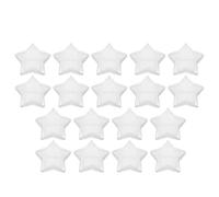 BATHVEVE 18 Pcs Boîtes Étoile Transparentes à Remplir, Boules Décoratives en Plastique à Remplir, Ps, Structure Creuse, Faciles à Ouvrir et Fermer, pour Bonbons et Loisirs Créatifs,