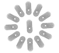 BATHVEVE 18pièces Support Tringle Penderie Alliage De Zinc Douille pour Tringle De Placard Support De Suspension pour Garde-Robe pour Barre Penderie