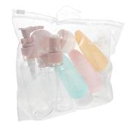 BATHVEVE 1Ensemble Flacons Rechargeables pour Cosmétiques Bouteilles de Voyage pour Lotion Gel et Parfum Pratiques et Durables pour Produits