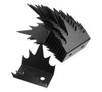 BATHVEVE 1ensemble Piquets Robusts de Clôture Anti-grimpe Métal Pointes Décoratives pour Barrière et Mur Sécurité Renforcée pour Portail et Propriété