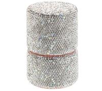 BATHVEVE 1ensemble Set De Pinceaux De Maquillage Strass Portable Kit De Pinceaux Cosmétiques Avec Organisateur Pour Fond De Teint Ombre à Paupières Et Blush Pour Voyage Et Usage