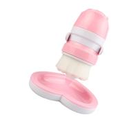 BATHVEVE 1pièce Brosse De Nettoyage Visage Double-embout Rose Outil Exfoliant Manuel Pour Nettoyage Profondeur Et Massage Pour Femmes Rose