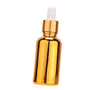 BATHVEVE 1pièce Flacon à Pipette Électroplaqué Vide Et Rechargeable Pour Huiles Essentielles Doré